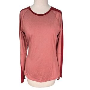 Columbia Women's Long Sleeve Run Outdoors 88% Polyester 12% Elastane Soft Size M